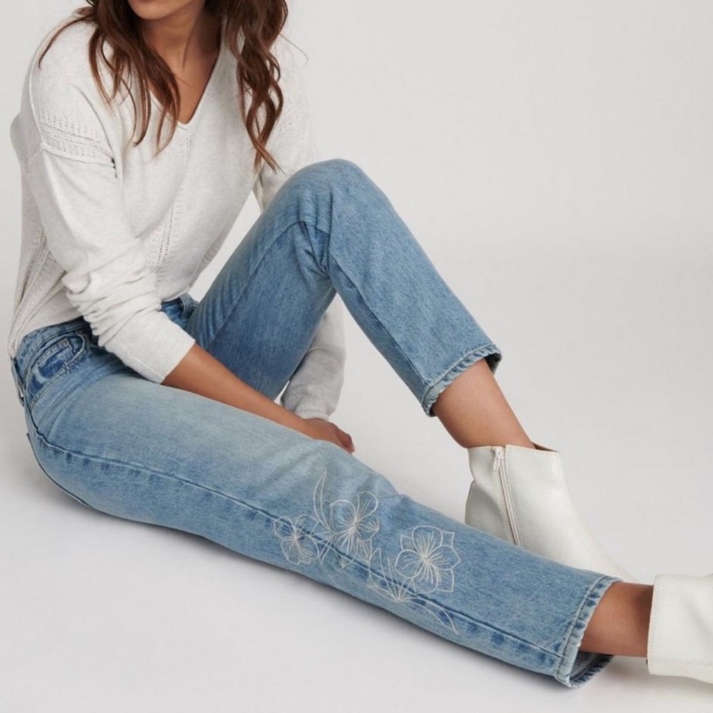 Lucky Brand Embroidery Jeans